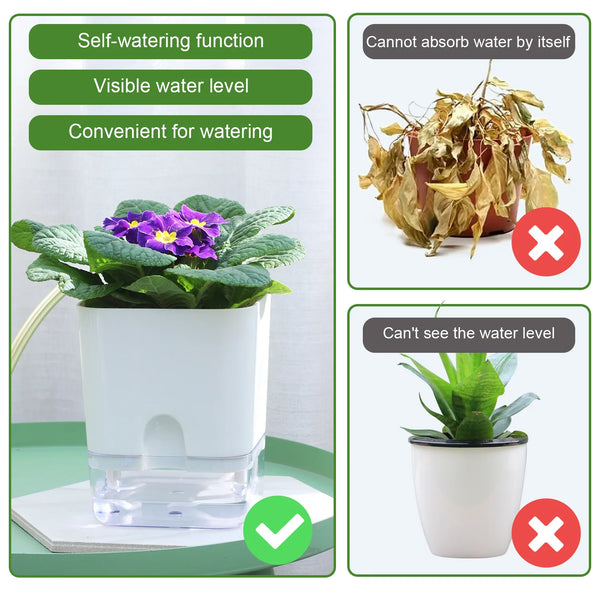 Magnetic Easy Grow Self-Watering Pot